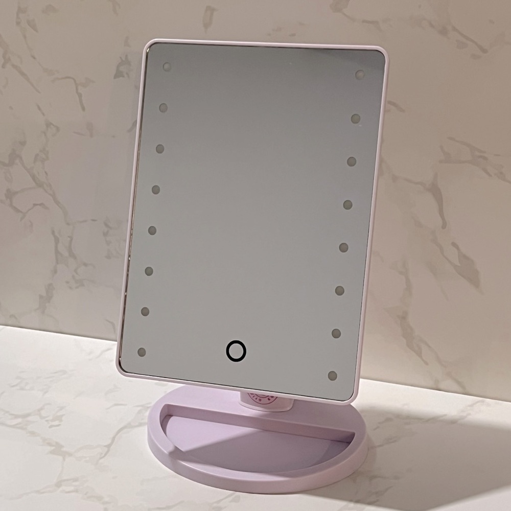 NEW! Original Beauty Box Lighted Adjustable Portable Mirror